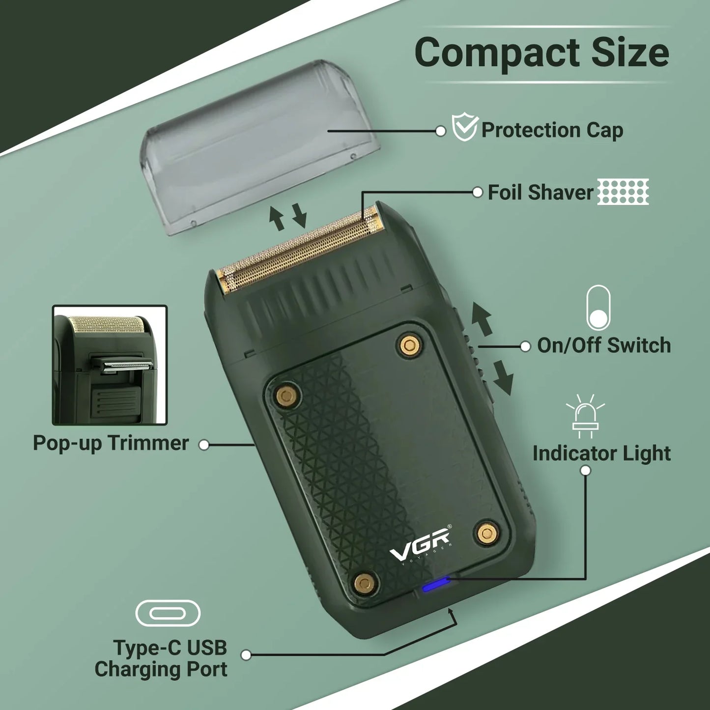 VGR V-353 Professtional Men's Shaver