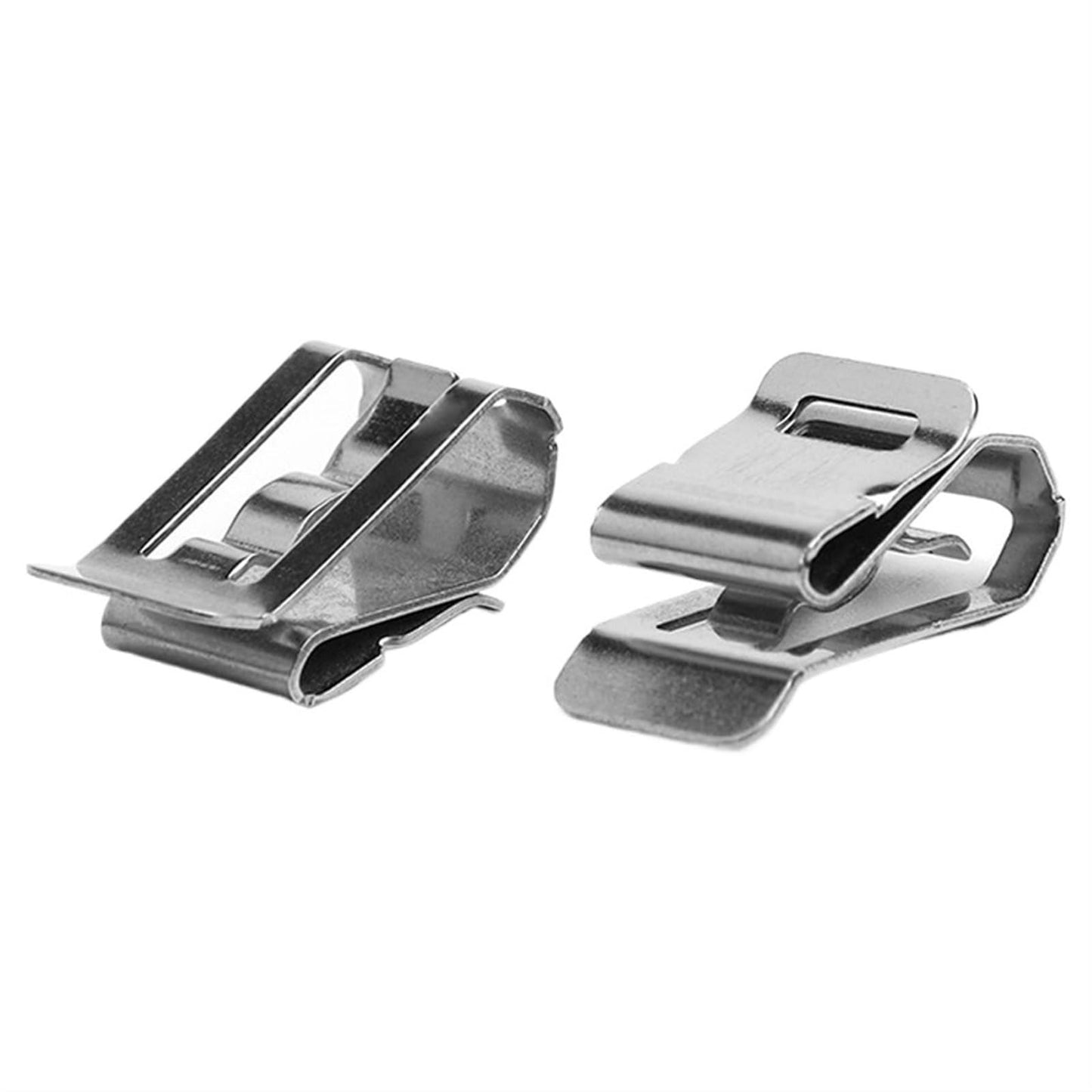 10PCS Stainless Steel Solar Wire Clips – Dual Cable Clamp for PV Panel Edge Mounting