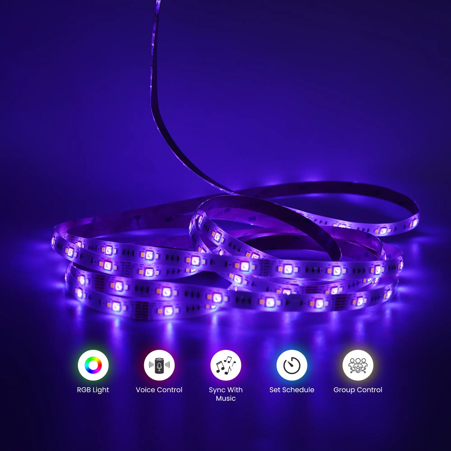 Okasha Smart 5M Wifi RGB LED Strip-24V