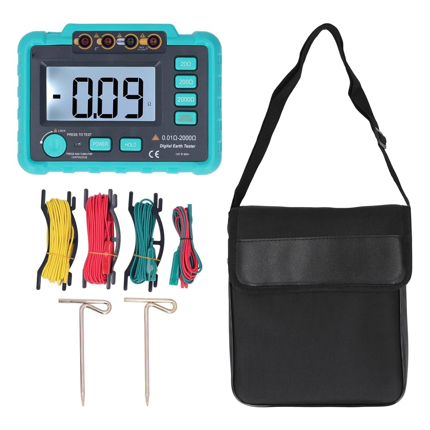 WinAPEX VC4105A+ Digital Earth Resistance Tester Ground Resistance Meter