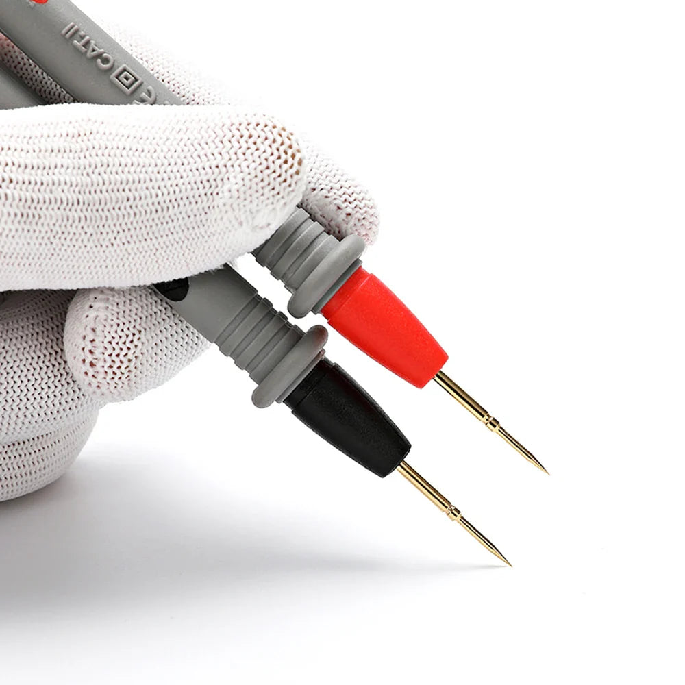 1 Pair Universal Digital Multimeter Fine Tip Lead Probe Pen 1000V 10A High Quality Meter Wire