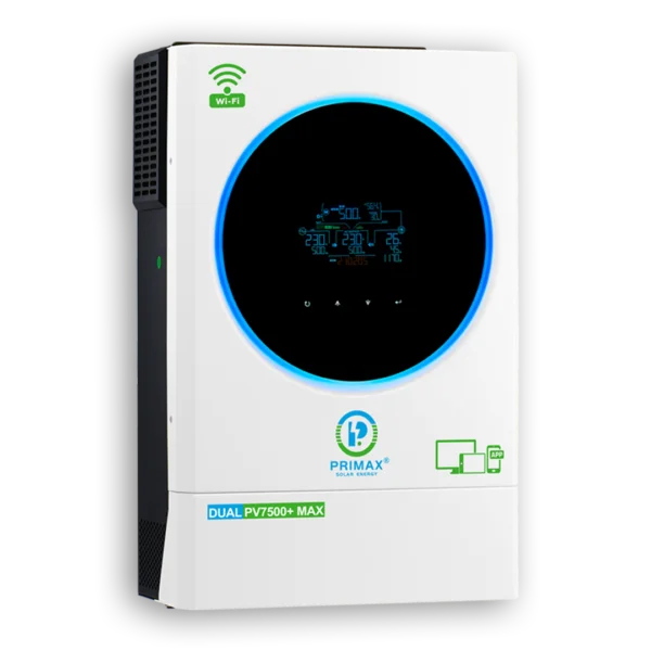 PRIMAX GALAXY DUAL PV7500+ MAX HYBRID SOLAR INVERTER 6KW With 7500W MPPT Solar Charge Controller