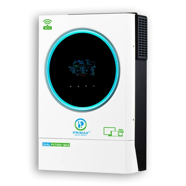 PRIMAX GALAXY DUAL PV7500+ MAX HYBRID SOLAR INVERTER 6KW With 7500W MPPT Solar Charge Controller