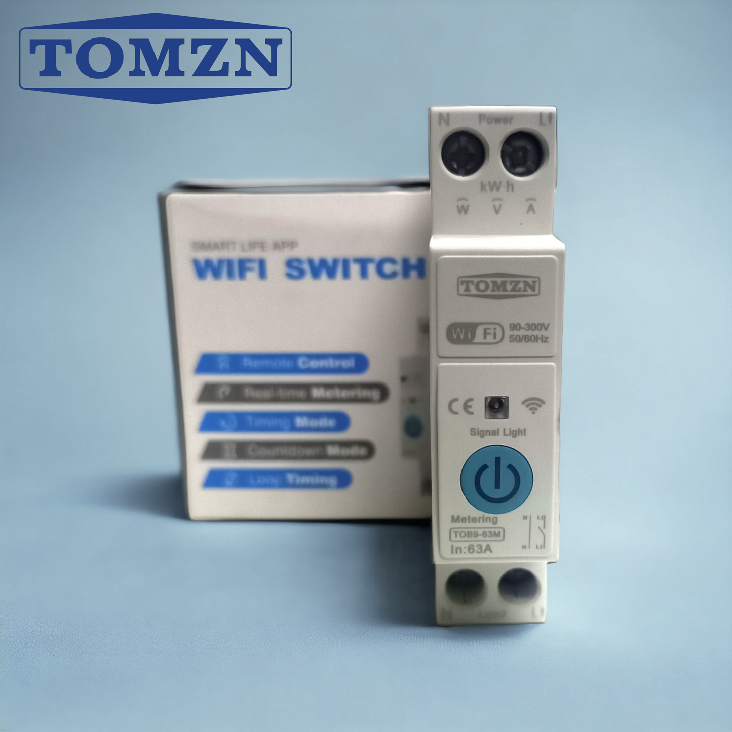 Tomzn TOB9-63M 6in1 63A WIFI Smart Switch with monitoring