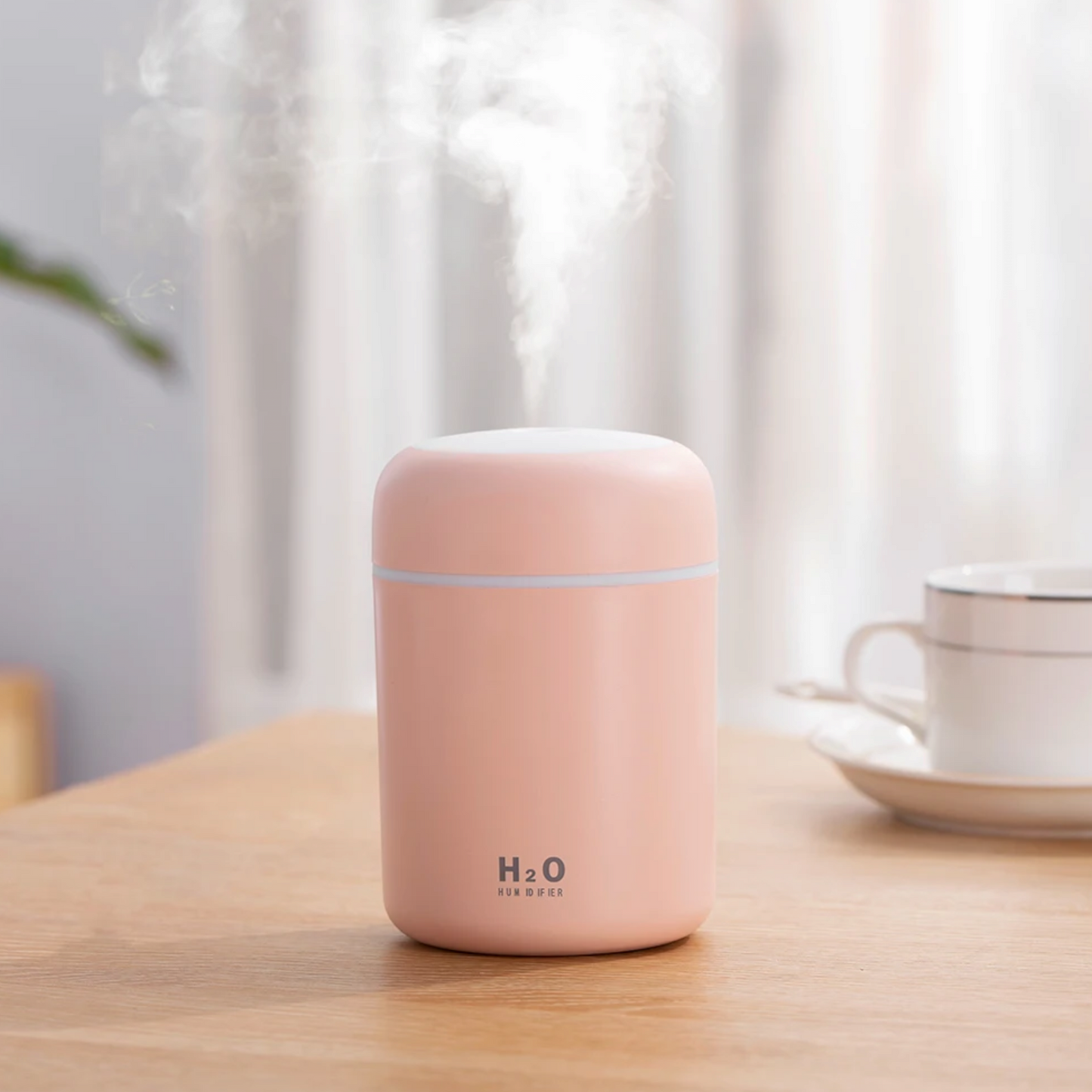 USB Colorful Humidifier DQ107 Multicolor Colorful Cup Humidifier Cool Mist Mini USB Aroma Diffuser for Bedroom Home Car Plant Purifier