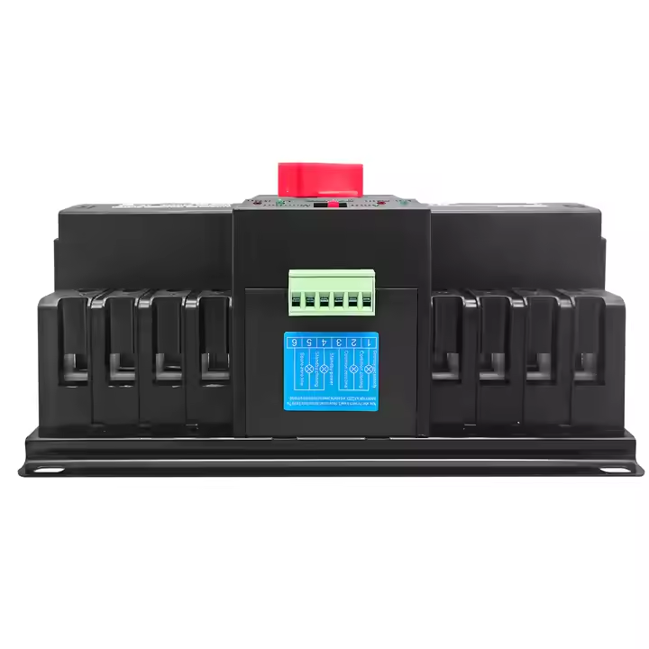 TOMZN TOQ3 4P-63A & 125A AC Three Phase Din Rail 220V Dual Power Automatic Transfer Switch ATS