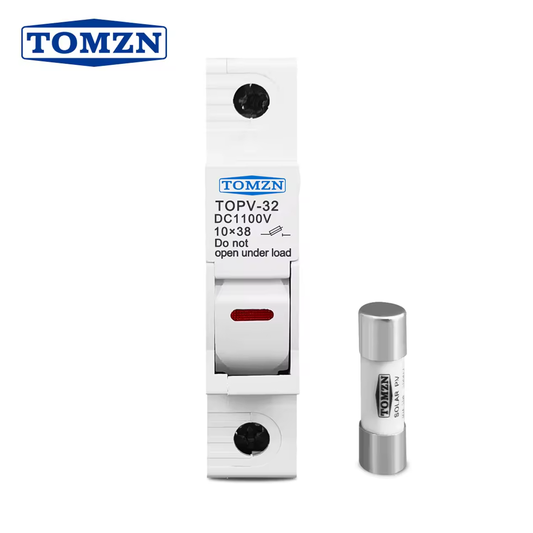 Tomzn TOPV-32 Fuse Holder & Fuse Set – DC 1000V Overload & Short Circuit Protection