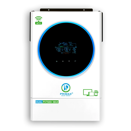 PRIMAX GALAXY DUAL PV7500+ MAX HYBRID SOLAR INVERTER  6KW With 7500W MPPT Solar Charge Controller