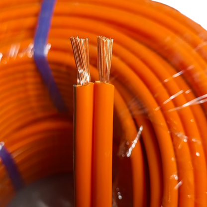 World Wide Cable 2 Core Flat 30 Yard 4mm/6mm Pure Copper