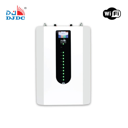 Dongjin 51.2V 100Ah Lithium-Ion LiFePO4 Wall-Mounted Battery with WiFi & Bluetooth - 5.12kW - IP32