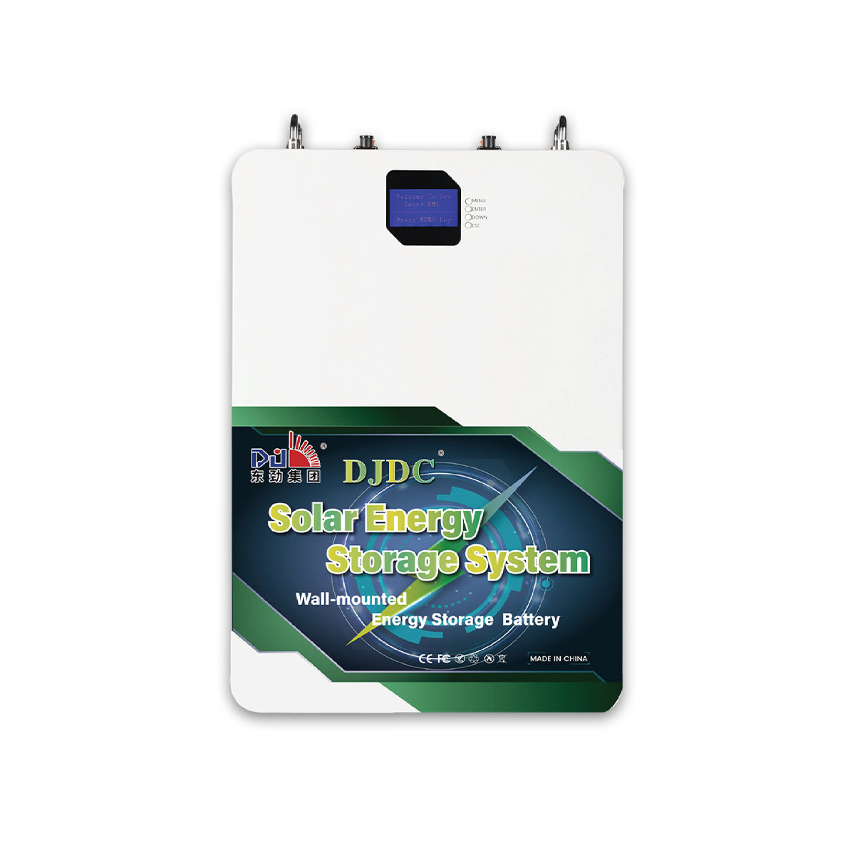 DJDC Dongjin  48V 100Ah Lithium-ion LiFePO? Battery – 5.12kWh – IP32 – Wall-Mounted