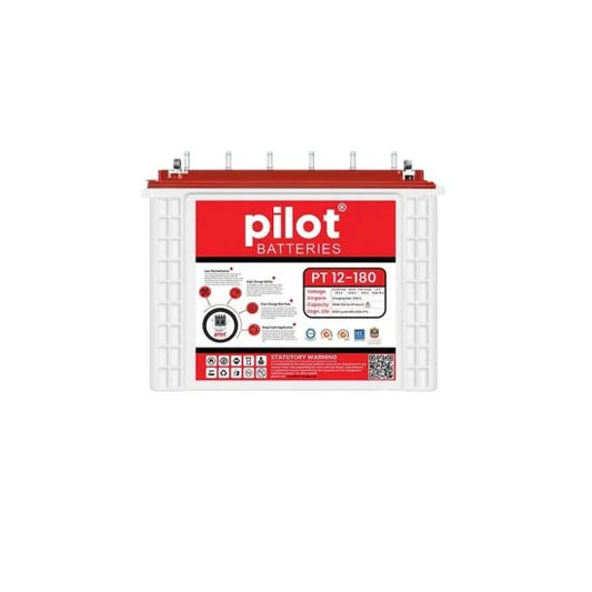 Pilot PT12-180 180Ah OPZS Tubular Battery