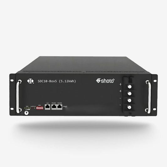SHOTO SDC10-Box5 51.2V 100Ah LiFePO? Lithium-Ion Battery – 5.12kWh – IP20