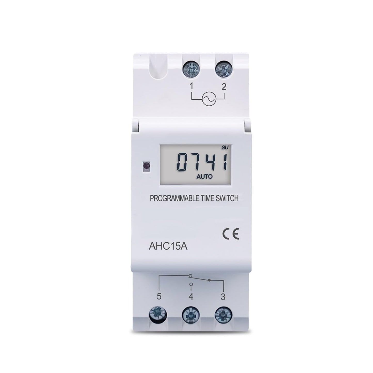 15A Weekly 7 Days Programmable Digital TIME SWITCH Timer (NO-NC)